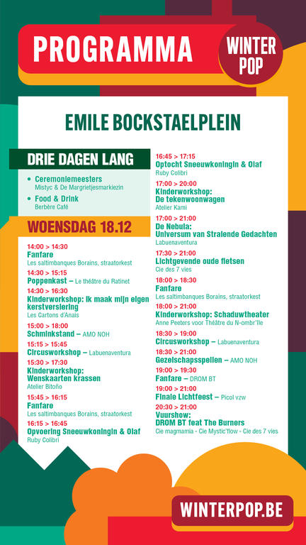 programma laken woensdag mob - Winterpop
