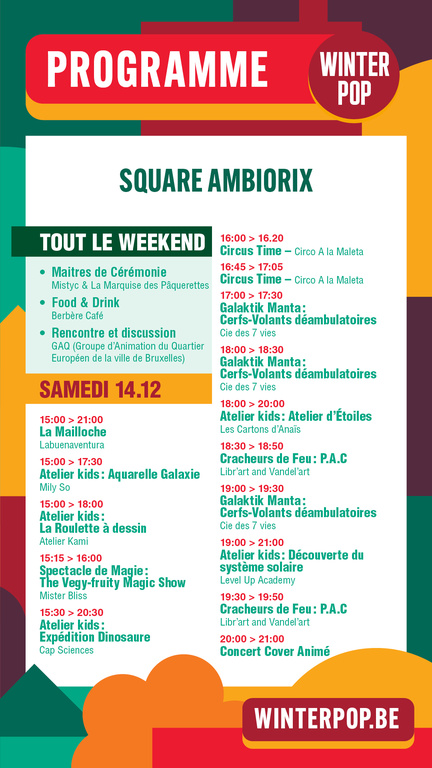 programme ambiorix samedi mob - Winterpop