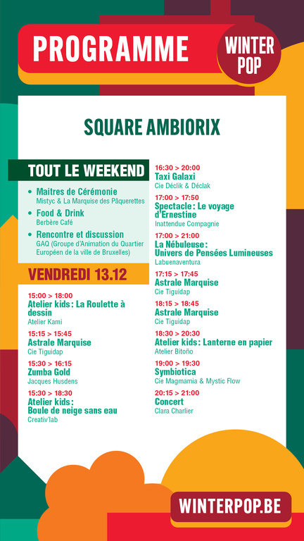 programme ambiorix vendredi mob - Winterpop
